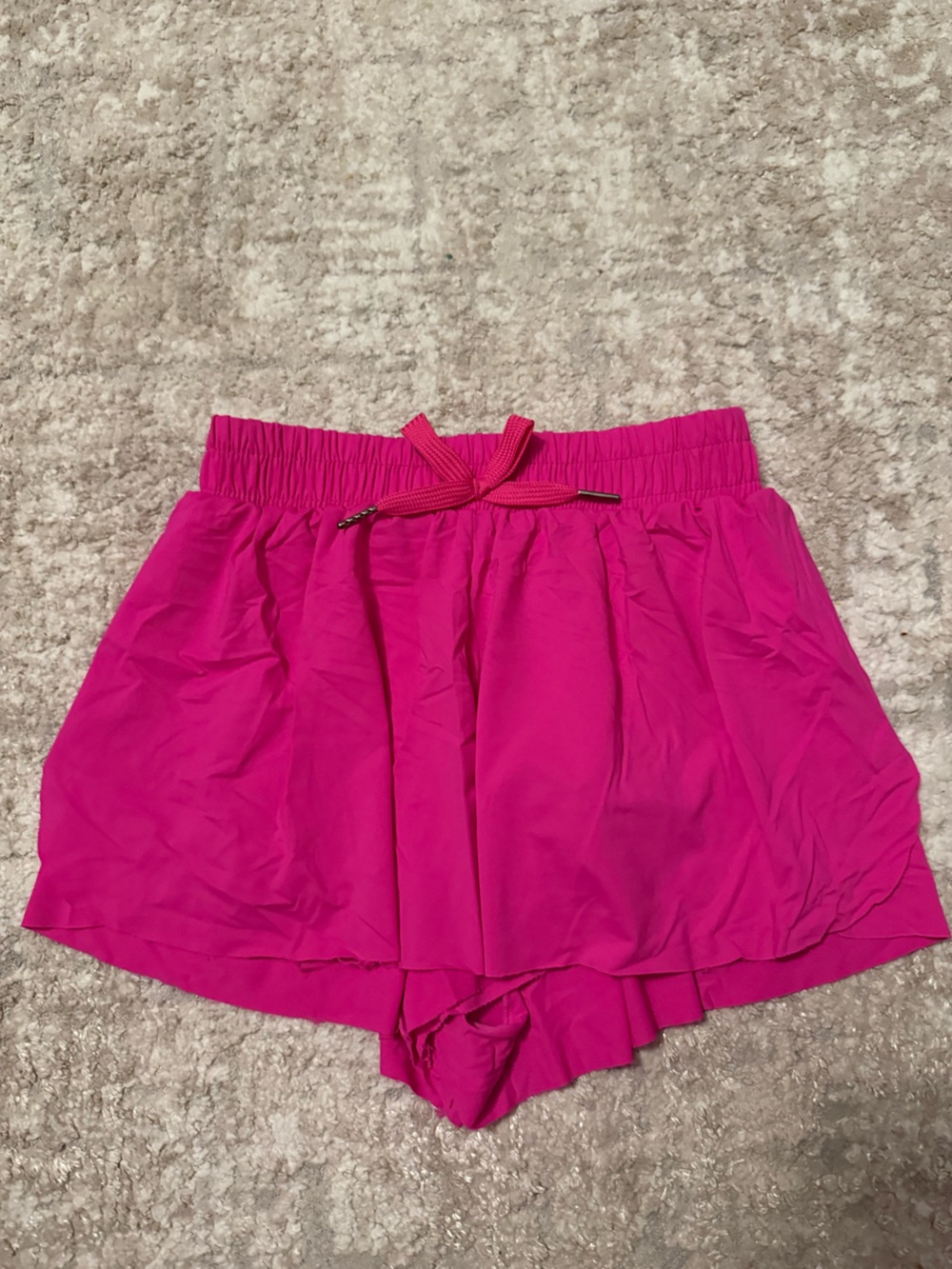 GB girls Hot Pink Athletic Shorts with Drawstring size 6X